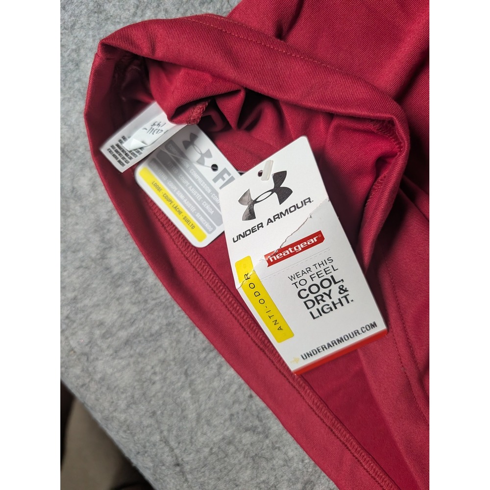 Under Armour Oklahoma Sooners HeatGear Crimson‎ Red Graphic Athletic T-Shirt XL - Picture 11 of 11